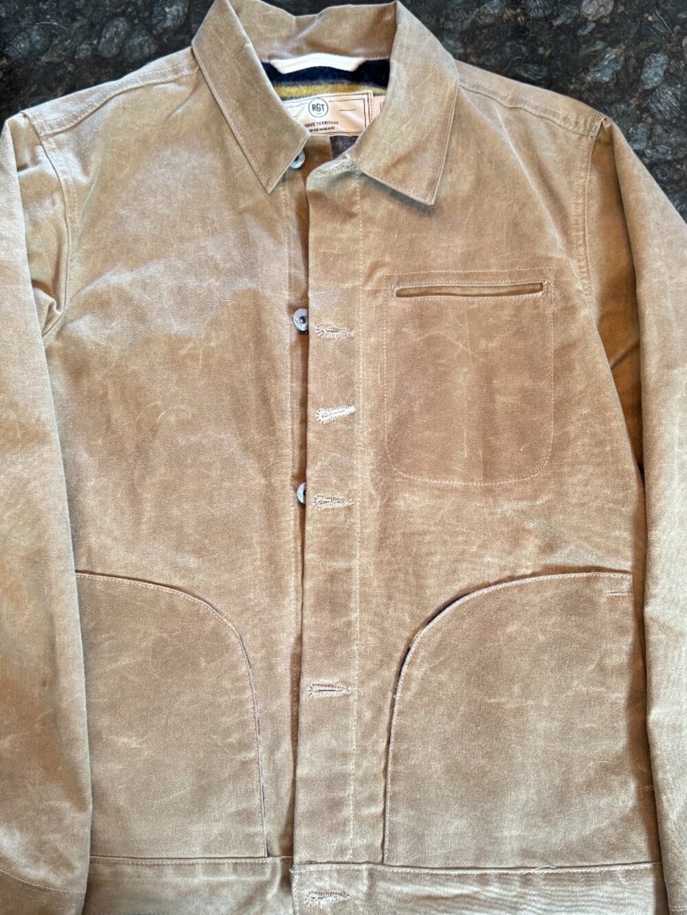 Rogue Territory Supply Jacket // Lined Tan Ridgeline // Large